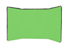 LASTOLITE (manfrotto) 4M x 2.3M PANORAMIC GREEN SCREEN Backdrop Cover LL LB7626