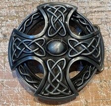 Celtic Cross Metal Belt Buckle