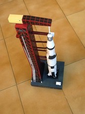 1:300 USS Saturn V Rocket&Launch Pad Unassembled Paper Model Christmas Gifts D