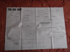 RCM&E Plans of the Big Ship January 2009 a vintage cabin model 58" wingspan
