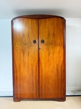 Mid Century Retro Vintage Wardrobe Armoire Large 
