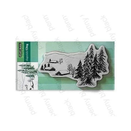 Penny black cling rubber - penny,