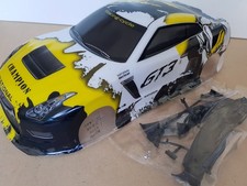 1/10 RC car 190mm on road drift Nissan GTR Body Shell Yellow