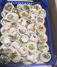 Massive Joblot Vintage Ceramic painted Miniature cups, saucers, mugs.  England