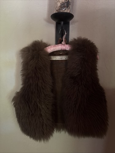 Real fur shearling vest - fur,