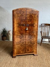 Small Art Deco Figured Walnut
