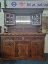 Antique Edwardian Carved Oak