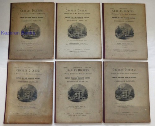 Antique charles dickens works - dickens,
