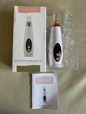 LUX SKIN microdermabrasion kit £60 face wrinkle spot blackhead clearer acne 