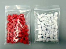 BATTLESHIP 100 Pegs (50 Red & 50 White) - Hasbro 2012 - Spare Replacement Parts