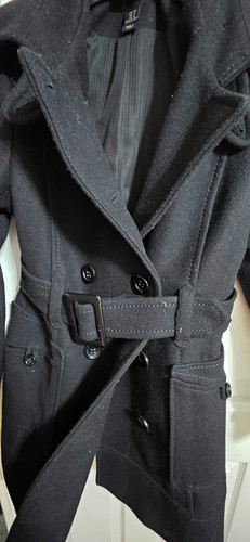 Women black wool blend - h&m,
