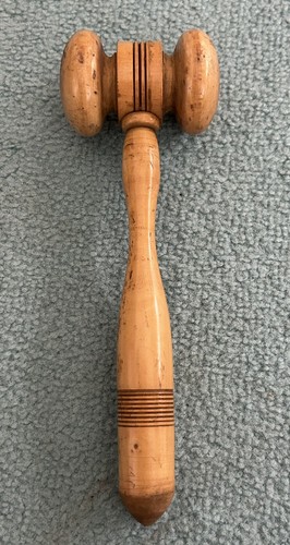 Handmade wooden gavel - handmade,