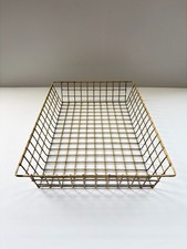 Vintage Wire Filing Tray MCM