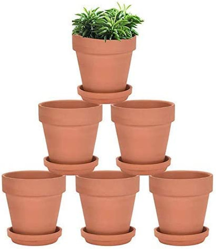 Inch terracotta plant pots - inch,