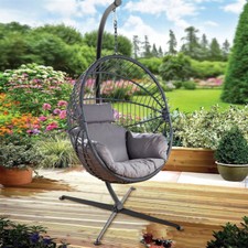 Large Rattan Hanging Egg Chair