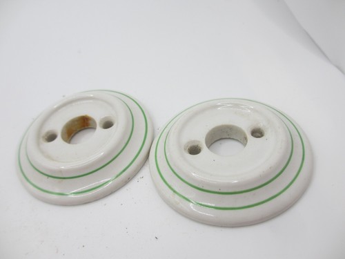 Ceramic backplates door knob - backplates,