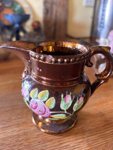 Antique english copper luster - english,