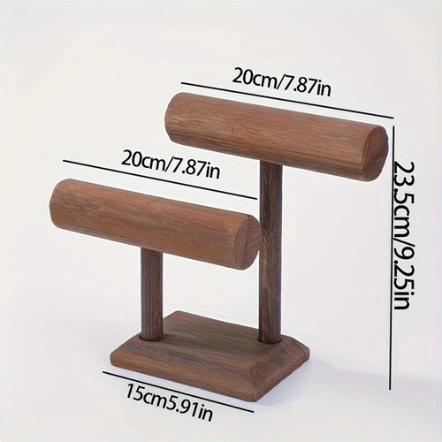 Wooden watch display stand - wooden,