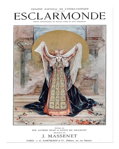 Esclarmonde opera poster wall - esclarmonde,