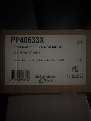 Schneider pp40633x 63a mccb - 63a,