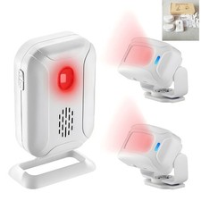 Welcome Chime Wireless Infrared PIR Motion Sensor (2pcs) Door Bell Alarm Entry