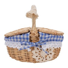 ›Wicker Picnic Basket With