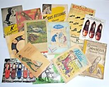 VINTAGE SHOE SHOP ADVERTISING CARD SIGN c1930 to c1970 - CHOOSE FROM LIST