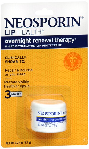 Neosporin lip health overnight - health,