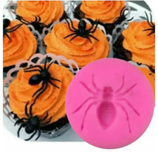 Halloween Spider Silicone Fondant Icing Mould Mold Party Cake Topper Sugar Craft