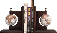 Globe Bookends – Modern Book