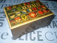 Swiss Crests Shields MUSIC BOX