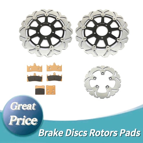 Front rear brake discs pads - rear,