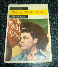 A&BC Gum - TV Westerns No47 - Tales of Wells Fargo, Alert For Action