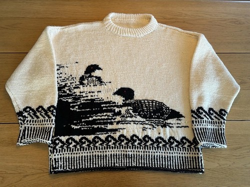 Vintage 80s hand knitted call - 80s,