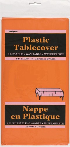 Oblong plastic tablecloth - oblong,