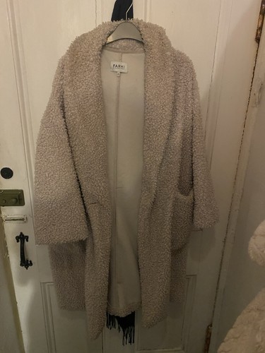 Nicole farhi teddy coat size - coat,