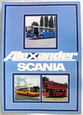 WALTER ALEXANDER SCANIA Bus Sales Sheet Single Double Decker N113 CRB DRB