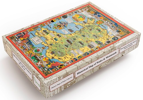 Pictorial jigsaw map - jigsaw, of