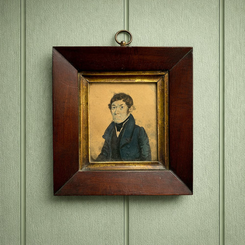 Antique folk art painting - antique,