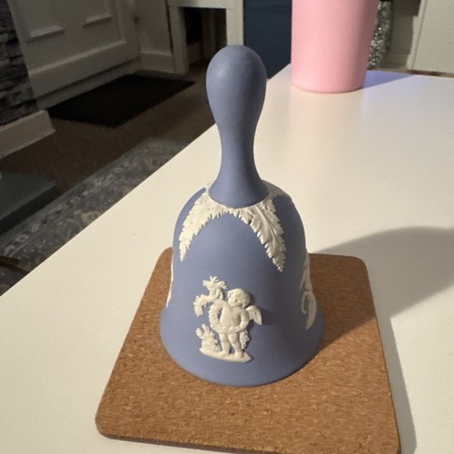 Wedgwood jasperware bell - jasperware, blue