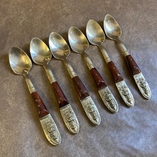 SET OF 6 SIAM ART BRONZE