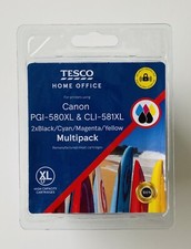 Tesco Canon PGI-580XL & CLI-581XL Multipack XL High Capacity Inkjet Cartridges