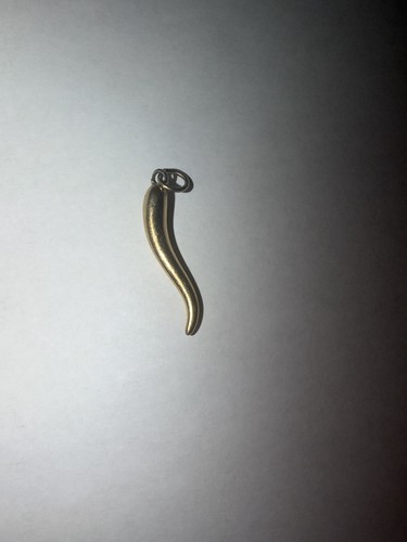 Vintage italian horn pendant - italian,