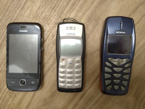 Old mobile phones collection - old,