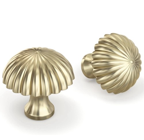 Pack warm gold cabinet knob - pack,
