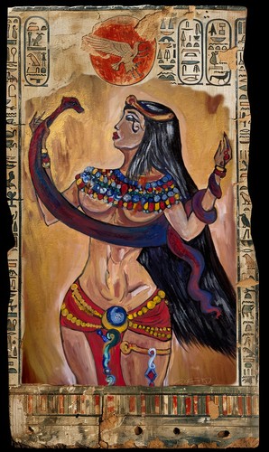 Sekhmet seduction wall art - seduction,