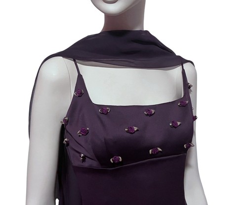 Vtg 90s prom dress zum - vtg,
