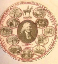 Vintage John Wesley Plate