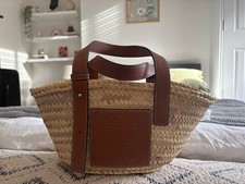 LOEWE Small Tote Basket Bag Brown Beige