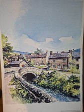 Vintage Print: Thwaite, Swadale, N.Yorks  -  Signed Jane Pearson - 42cm X 30 cm